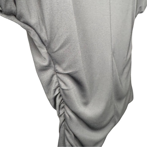 (NWT) Zara Side Ruched Top  ANTHRACITE GRAY Size XS - Picture 5 of 8